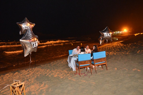 Romantic Beach Dinner at Edde Sands